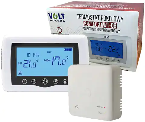 ⁨Drahtloser Thermostat für WT-08-WLAN-Heizsysteme⁩ im Wasserman.eu