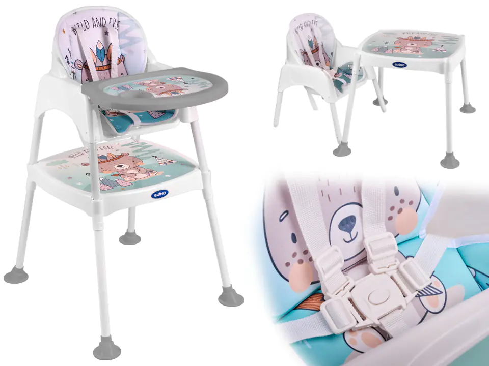 ⁨High chair 3in1 blue⁩ at Wasserman.eu