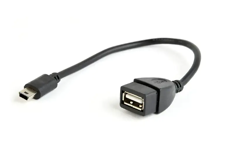 Kabel OTG USB Mini BM - USB AF 15cm w sklepie Wasserman.eu