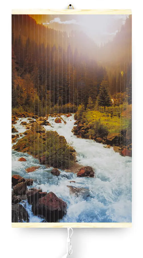 ⁨Infrared heating. Radiator picture. (River)⁩ at Wasserman.eu