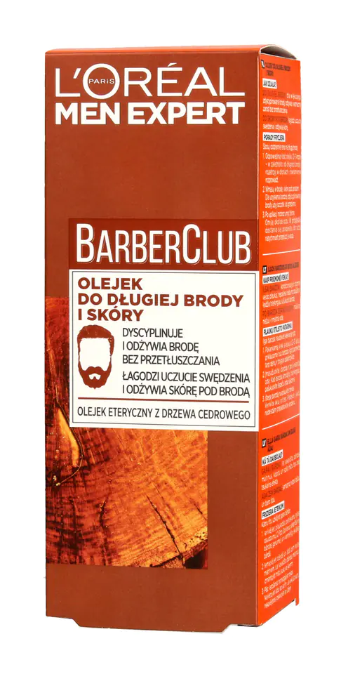 ⁨Loreal Men Expert Barber Club Olejek do długiej brody i skóry  30ml⁩ w sklepie Wasserman.eu