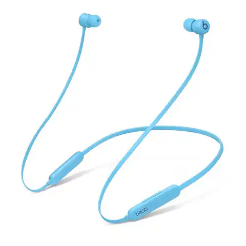 ⁨Beats Flex - bezprzewodowe słuchawki douszne zapewniające komfort użytkowania przez cały dzień - Płomienny niebieski⁩ w sklepie Wasserman.eu