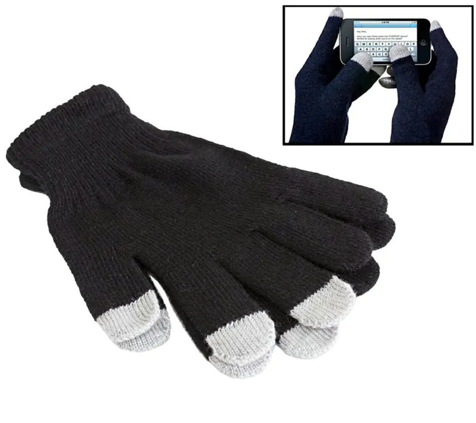 ⁨BQ19E Touch gloves black⁩ at Wasserman.eu