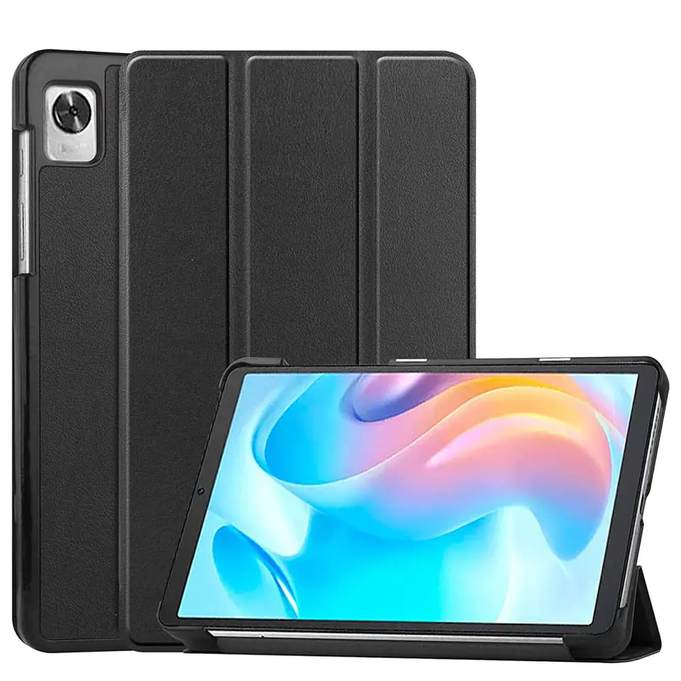 ⁨Etui z klapką obudowa Alogy Book Cover do Realme Pad Mini 8.7 Czarny⁩ w sklepie Wasserman.eu