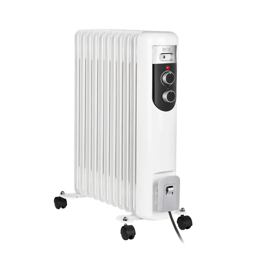 ⁨Teesa TSA8049 Electric Oil Heater White 2500 W⁩ at Wasserman.eu