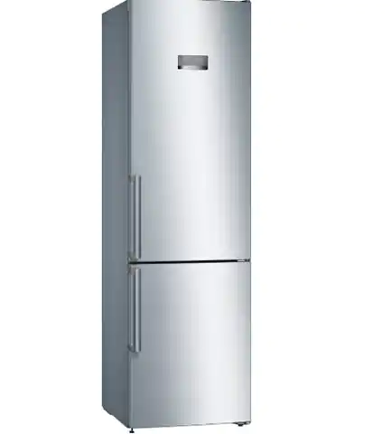 ⁨Bosch KGN397LEQ fridge-freezer Freestanding 368 L E Stainless steel⁩ at Wasserman.eu