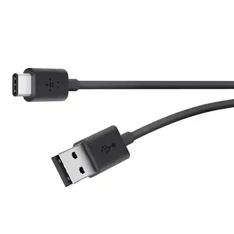 ⁨Kabel USB-A - USB-C 3m czarny⁩ w sklepie Wasserman.eu