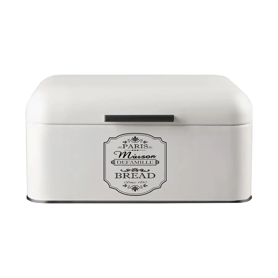 ⁨Feel-Maestro MR1771S bread box Rectangular White Metal⁩ at Wasserman.eu