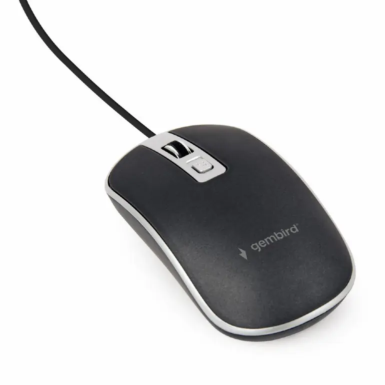 GEMBIRD MYSZ MUS-4B-06-BS OPTYCZNA 1200DPI USB CZARNO-SREBRNA w sklepie Wasserman.eu
