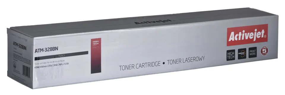 ⁨Toner Activejet ATM-328BN (zamiennik Konica Minolta TN328K; Supreme; 28000 stron; czarny)⁩ w sklepie Wasserman.eu