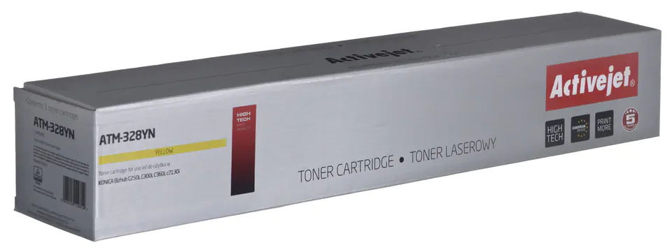 ⁨Toner Activejet ATM-328YN (zamiennik Konica Minolta TN328Y; Supreme; 28000 stron; żółty)⁩ w sklepie Wasserman.eu