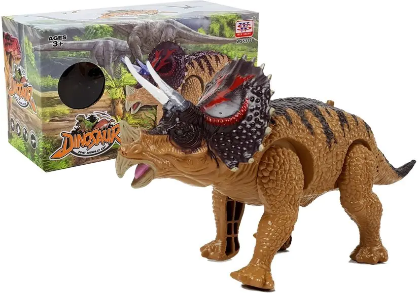 ⁨Dinozaur Triceratops Żółty Na Baterie⁩ w sklepie Wasserman.eu