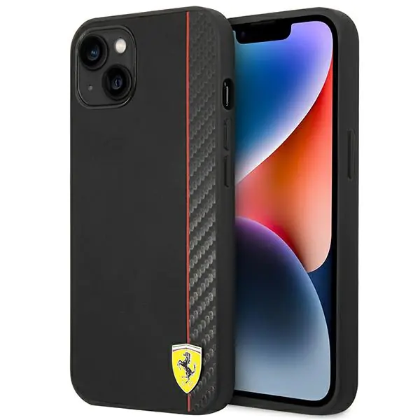 ⁨Ferrari FEHCP14MAXBK iPhone 14 Plus 6,7" black/black hardcase Carbon⁩ at Wasserman.eu