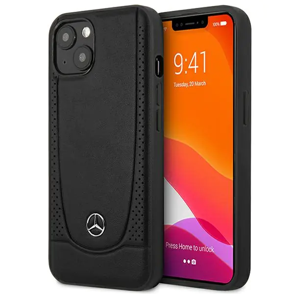 ⁨Mercedes MEHCP14MARMBK iPhone 14 Plus 6,7" czarny/black hardcase Leather Urban⁩ w sklepie Wasserman.eu