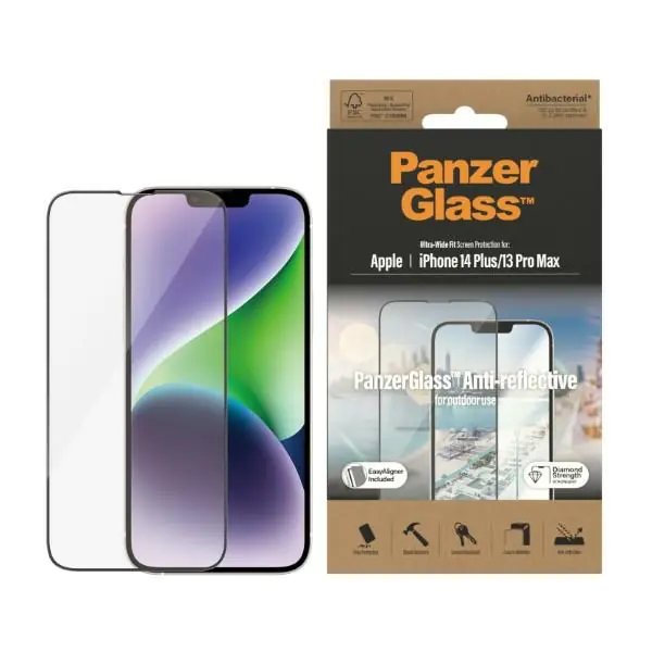 ⁨PanzerGlass Ultra-Wide Fit iPhone 14 Plus / 13 Pro Max 6,7" Screen Protection Anti-reflective Antibacterial Easy Aligner Included 2789⁩ w sklepie Wasserman.eu