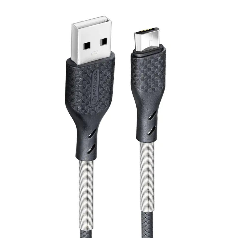 ⁨2.4A MICRO USB CABLE CB-03A 1M Carbon Braid Premium⁩ at Wasserman.eu