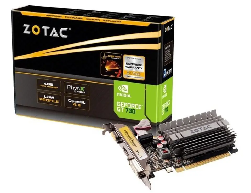GeForce GT730 4GB DDR3 64bit DVI/HDMI/VGA at Wasserman.eu