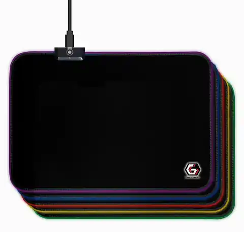 ⁨Gaming mouse pad M size with LED ights⁩ at Wasserman.eu