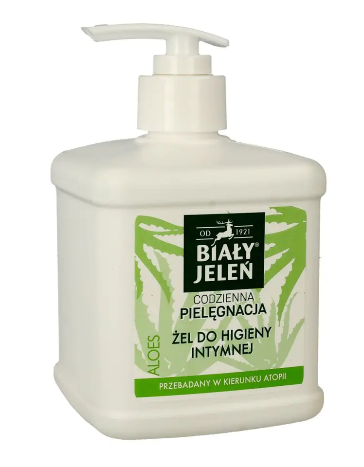 ⁨White Deer Intimate Hygiene Gel Hypoallergenic Aloe Vera 500ml⁩ at Wasserman.eu
