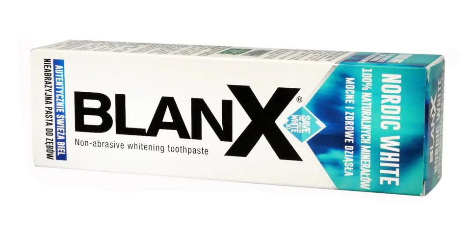 ⁨Blanx Nordic White Pasta do zębów wybielająca 75ml&⁩ w sklepie Wasserman.eu