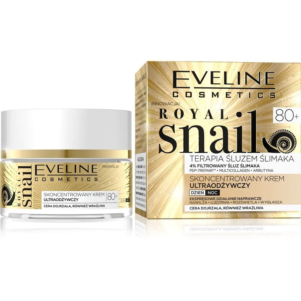 ⁨EVELINE ROYAL SNAIL Cream 80+ day/night⁩ at Wasserman.eu