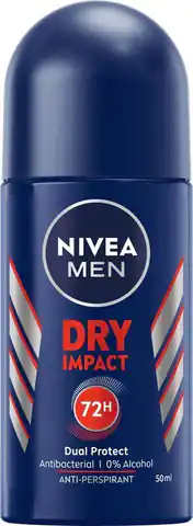 ⁨Nivea Dezodorant Dry Impact Roll-on męski 50ml⁩ w sklepie Wasserman.eu