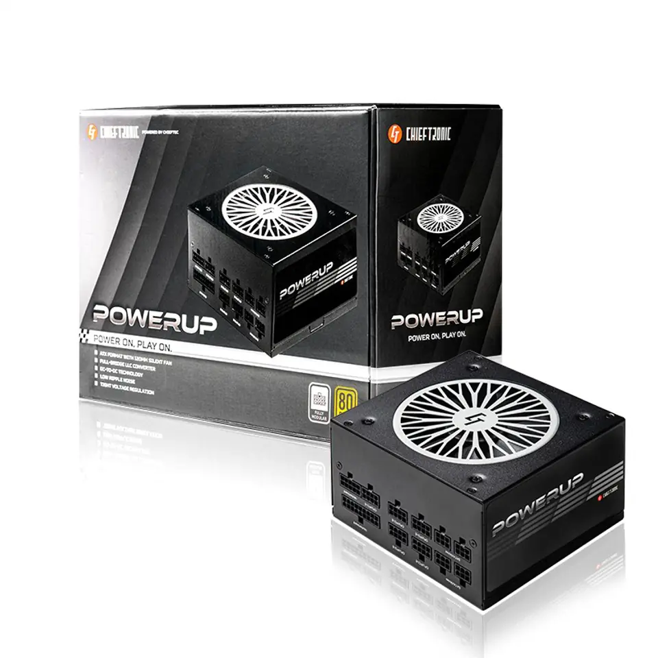 Chieftec GPX-750FC 750W PowerUp 80PLUS Gold at Wasserman.eu