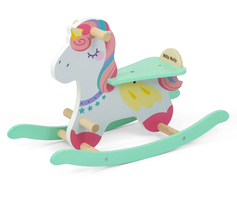 Rocking horse Lucky 18 Unicorn at Wasserman.eu