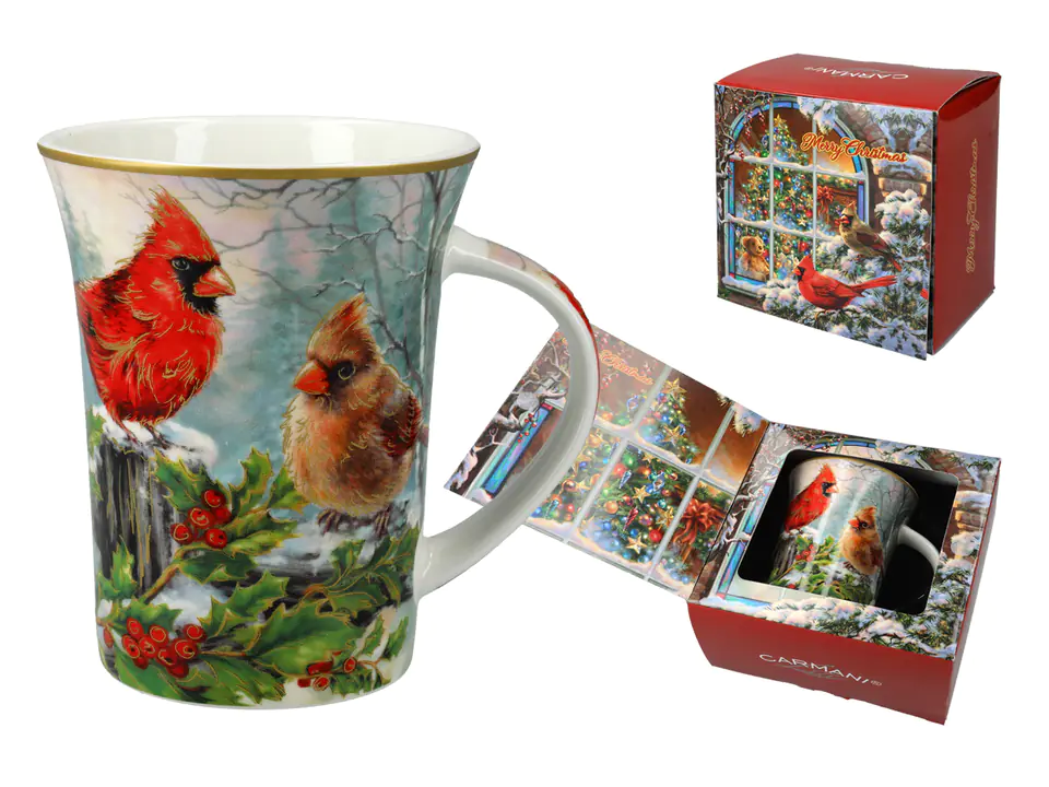 ⁨Christmas mug - Winter birds (CARMANI)⁩ at Wasserman.eu