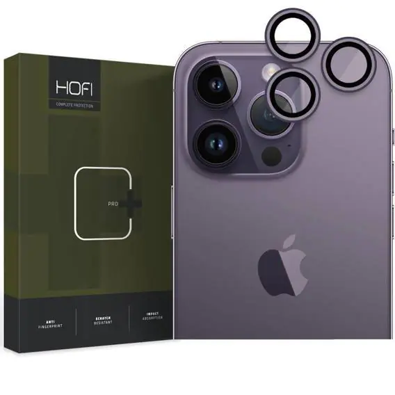 ⁨Camera Cover IPHONE 14 PRO / 14 PRO MAX HOFI CamRing Pro+ Deep Purple purple⁩ at Wasserman.eu