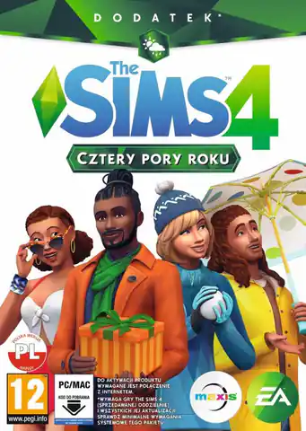 ⁨Gra The Sims 4 Cztery pory roku PL (PC)⁩ w sklepie Wasserman.eu