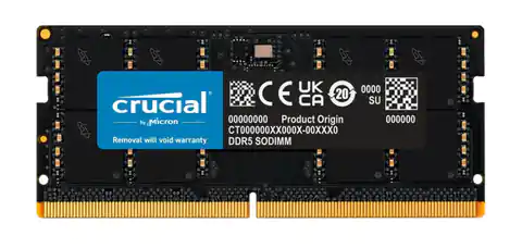 ⁨Pamięć CRUCIAL SODIMM DDR5 32GB 4800MHz 1.1V SINGLE⁩ at Wasserman.eu