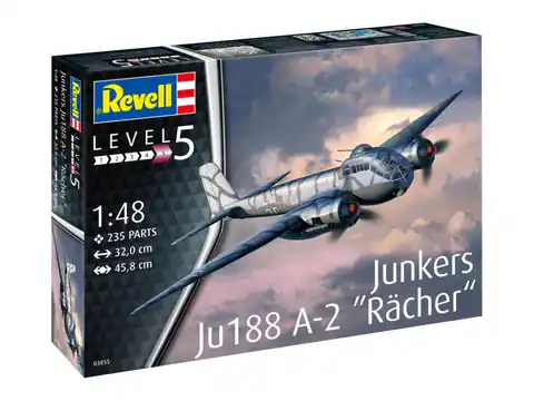 ⁨Model do sklejania Junkers Ju188 A-1 Racher⁩ w sklepie Wasserman.eu