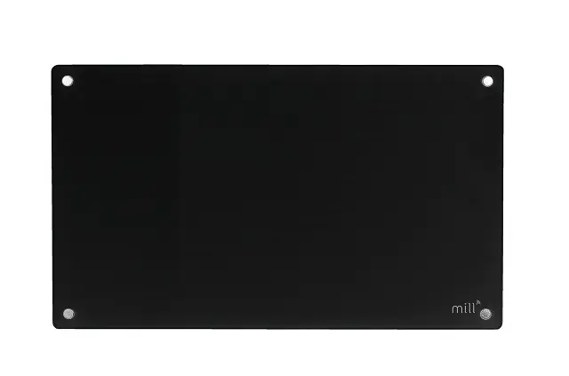 Szklany panel grzewczy Wifi + Bluetooth + wyświetlacz LED MILL GL600WIFI3 BLACK w sklepie Wasserman.eu