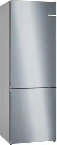 ⁨Bosch Serie 4 KGN492IDF fridge-freezer Freestanding 440 L D Stainless steel⁩ at Wasserman.eu