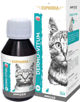 ⁨BIOFEED EUPHORIA Dermo-Vitum dla kota 30ml⁩ w sklepie Wasserman.eu