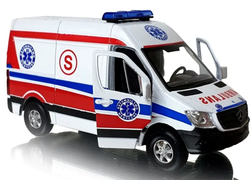 WELLY MERCEDES BENZ SPRINTER AMBULANS 1:34 SAMOCHÓD w sklepie Wasserman.eu