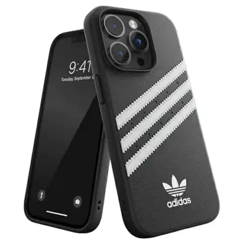 ⁨Adidas OR Moulded Case PU iPhone 14 Pro 6,1" black/black 50186⁩ at Wasserman.eu