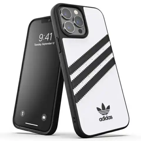 ⁨Adidas OR Moulded PU iPhone 13 Pro Max 6,7" biały/white 47143⁩ w sklepie Wasserman.eu