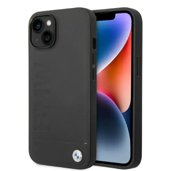 ⁨Case BMW BMHMP14MSLLBK iPhone 14 Plus 6,7" black/black hardcase Signature Logo Imprint Magsafe⁩ at Wasserman.eu