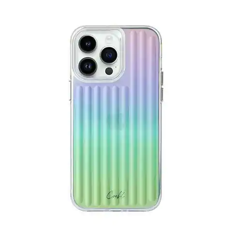 ⁨UNIQ etui Coehl Linear iPhone 14 Pro Max 6,7" opalowy/iridescent⁩ w sklepie Wasserman.eu