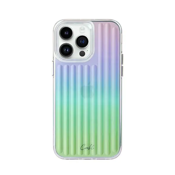 ⁨UNIQ etui Coehl Linear iPhone 14 Pro 6,1" opalowy/iridescent⁩ w sklepie Wasserman.eu