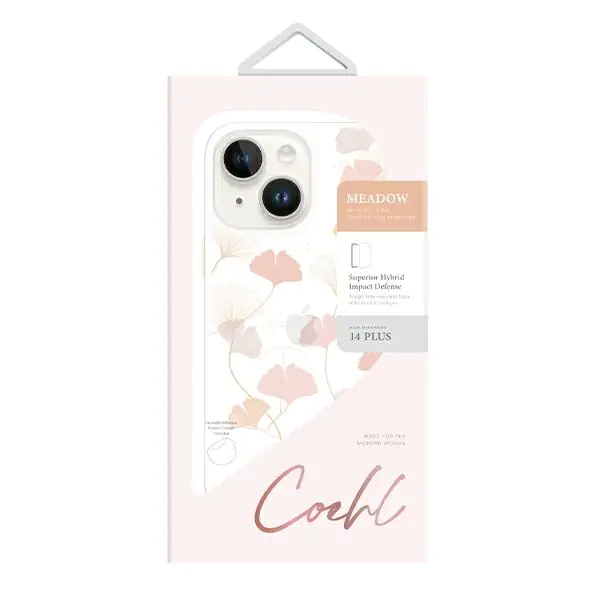 ⁨UNIQ Case Coehl Meadow iPhone 14 Plus 6,7" pink/spring pink⁩ at Wasserman.eu