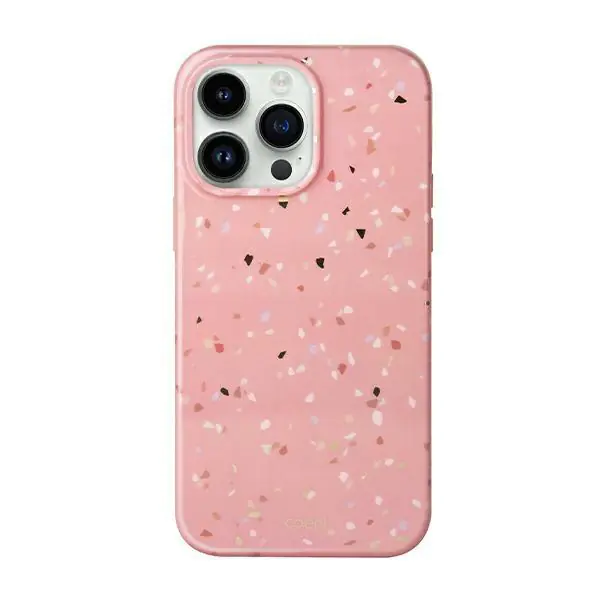 ⁨UNIQ etui Coehl Terrazzo iPhone 14 Pro Max 6,7" różowy/coral pink⁩ w sklepie Wasserman.eu