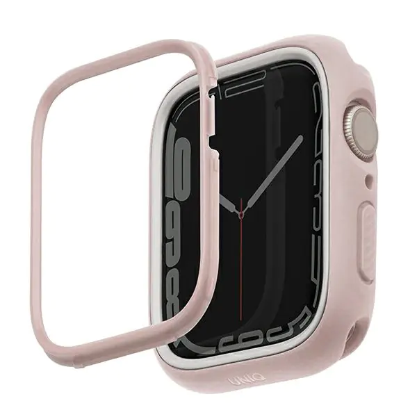 ⁨UNIQ Case Moduo Apple Watch Series 4/5/6/7/8/SE 44/45mm pink-white/blush-white⁩ at Wasserman.eu