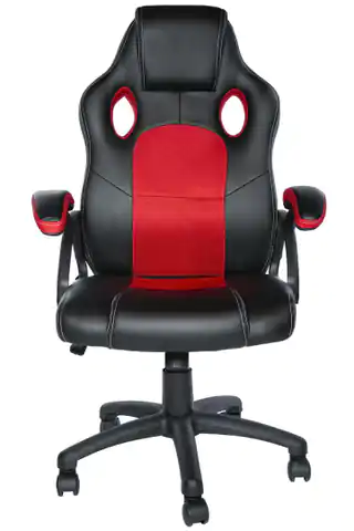 ⁨Swivel chair for desk CARRERA M RED PU⁩ at Wasserman.eu