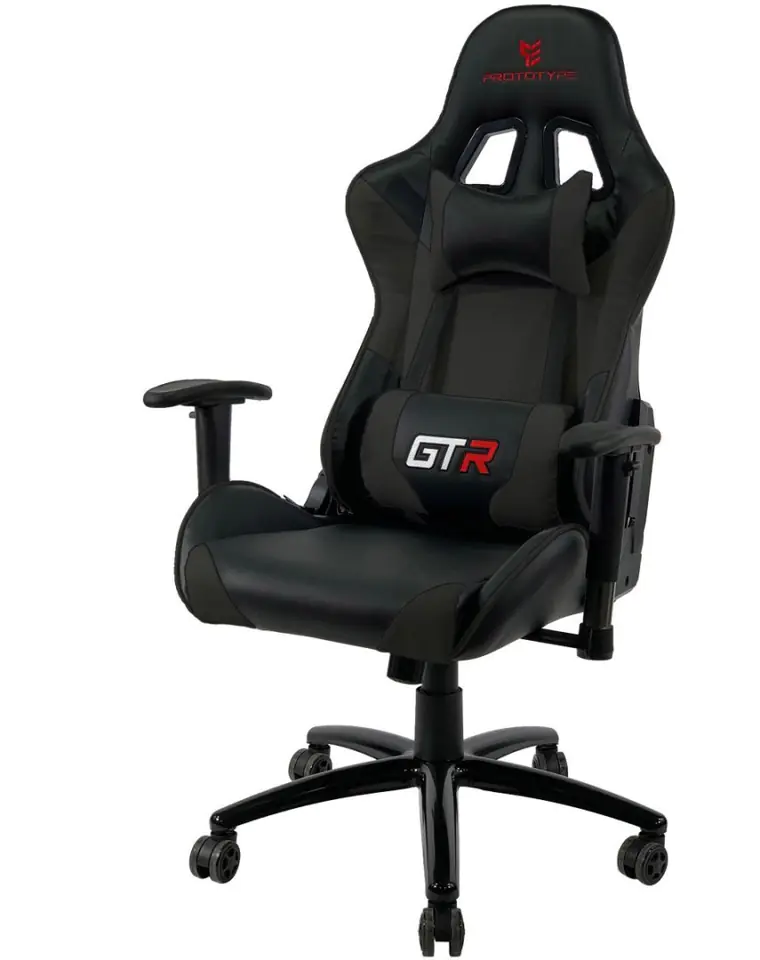 ⁨GTR BLACK XL Gaming Chair⁩ at Wasserman.eu