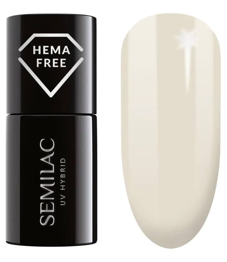 ⁨SEMILAC Gel polish 413 Desert Ivory (HEMA free) 7ml⁩ at Wasserman.eu
