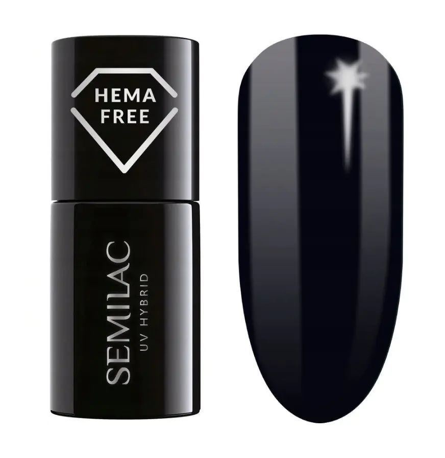 ⁨SEMILAC Gel polish 420 Safari Night Blue (HEMA free) 7ml⁩ at Wasserman.eu