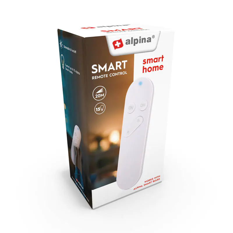 ⁨Alpina - Remote control for independent control of Alpina smart bulbs⁩ at Wasserman.eu